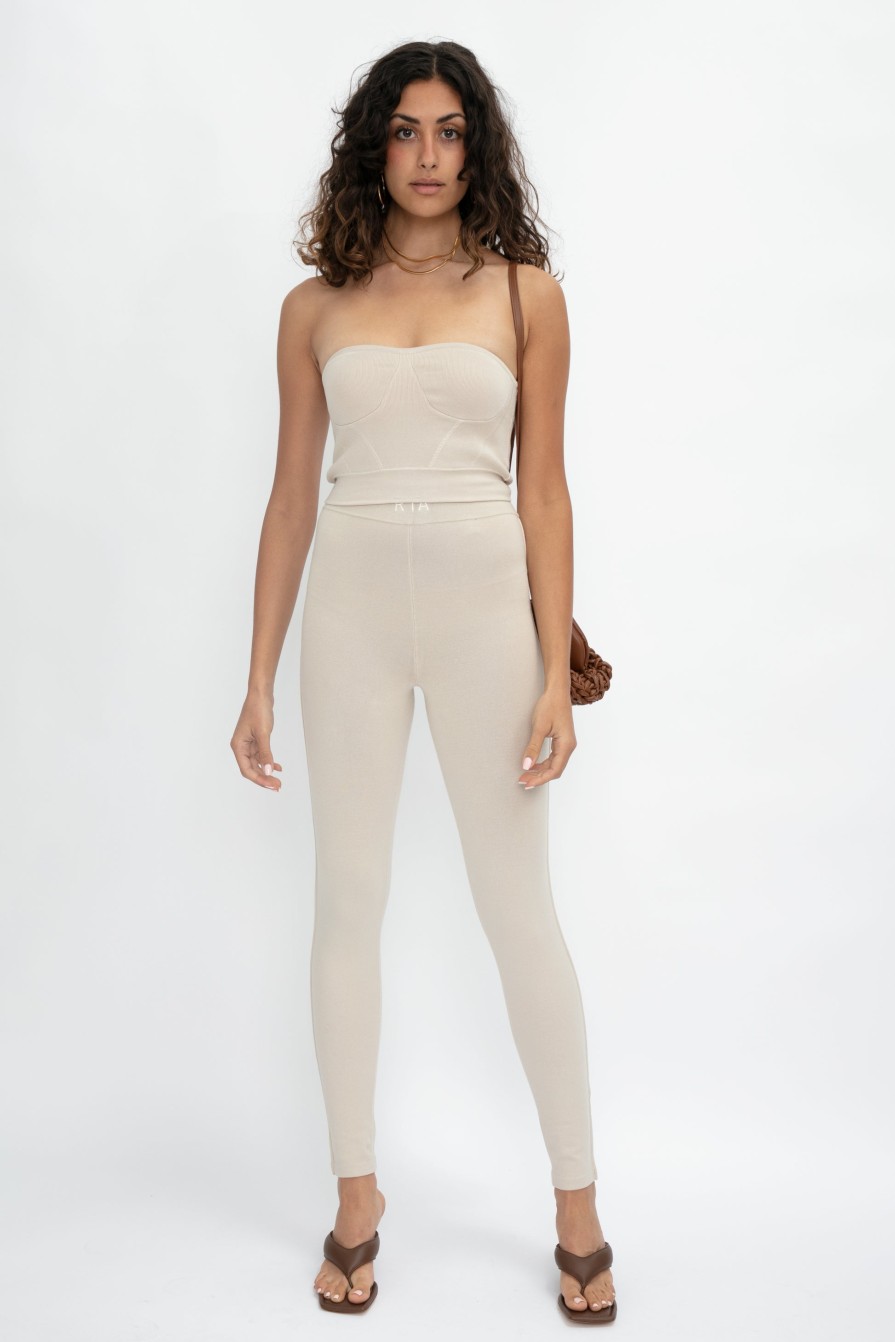 RTA Sibille Legging Pant In Parchment | Bottoms