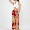 CULT GAIA Nila Skirt Coverup In Painted Floral | Bottoms