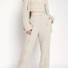 FABIANA FILIPPI Linen Trouser Pant In Dune | Bottoms