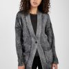 AVANT TOI Alpaca Shawl Cardigan With Lamination In Husky | Knitwear