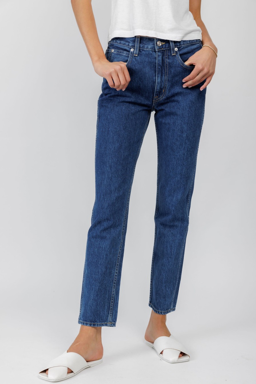 SLVRLAKE Virginia Slim Jean In Claremont | Bottoms