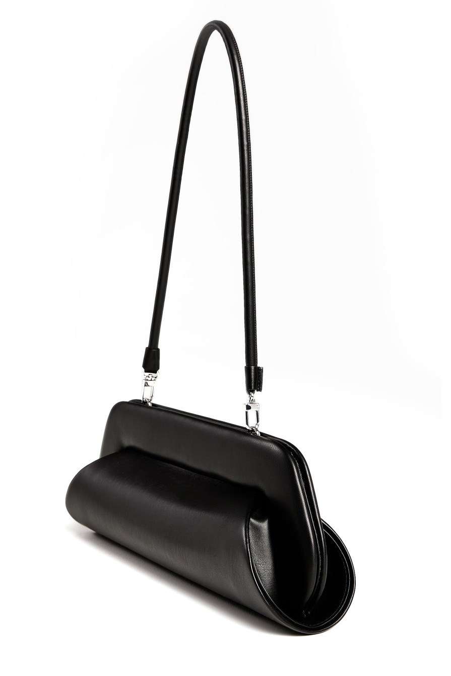 THEMOIRè Dioni Vegan Leather Bag In Black | Bags