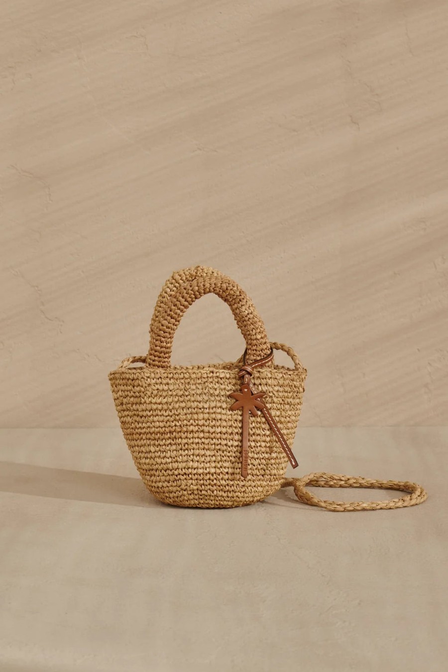 MANEBÍ Mini Summer Bag In Natural Tan Raffia | Bags