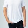 COTTON CITIZEN Classic V-Neck Tee In White | Cotton Citizen - T. Boutique | Tops