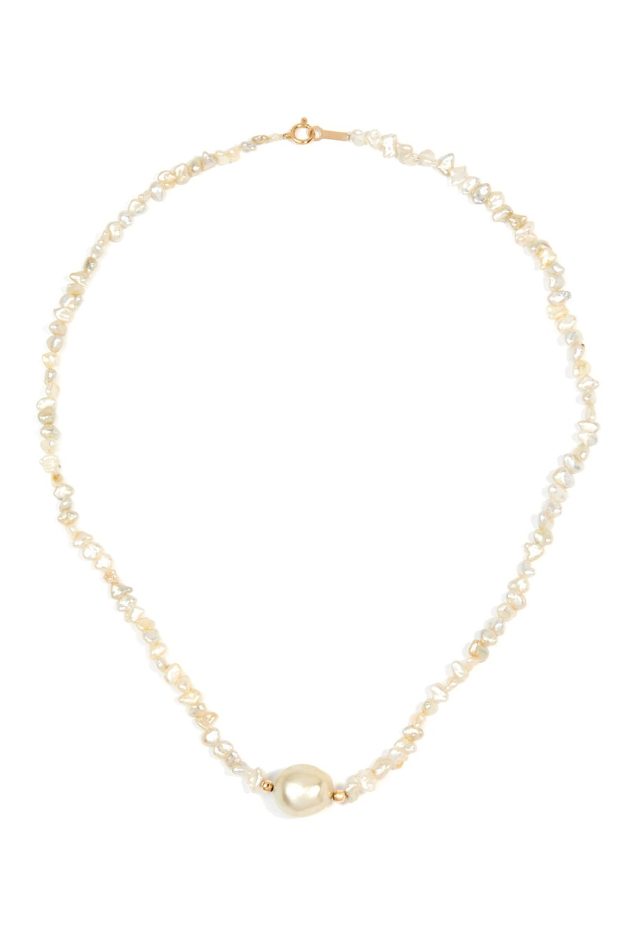 L.A. STEIN Cream Natural Keshi Pearl Necklace | Jewelry