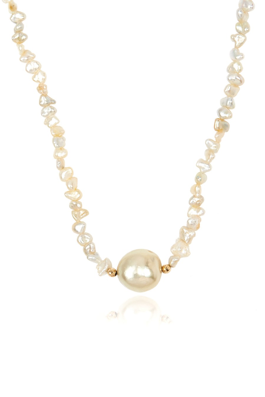 L.A. STEIN Cream Natural Keshi Pearl Necklace | Jewelry