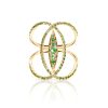 L.A. STEIN Tsavorite Marquis Ring In 18K Yellow Gold | Jewelry