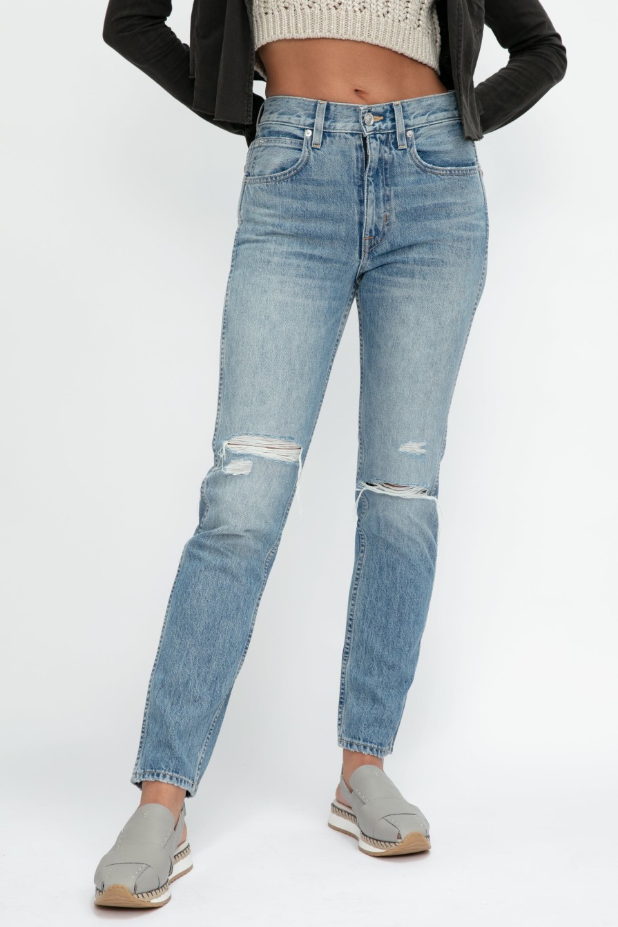 SLVRLAKE Virginia Slim Jean In Crossroads | Bottoms