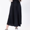 Roberto Collina Long Woven Skirt In Dark Navy | Roberto Collina - T. Boutique | Bottoms