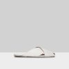 MARSÈLL Spatola Crossover Leather Slide In Optical White | Flats