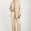 GENTRYPORTOFINO Woven Blazer Jacket In Beige | Jackets & Coats