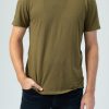 COTTON CITIZEN Classic Crewneck Tee In Moss | Cotton Citizen - T. Boutique | Tops