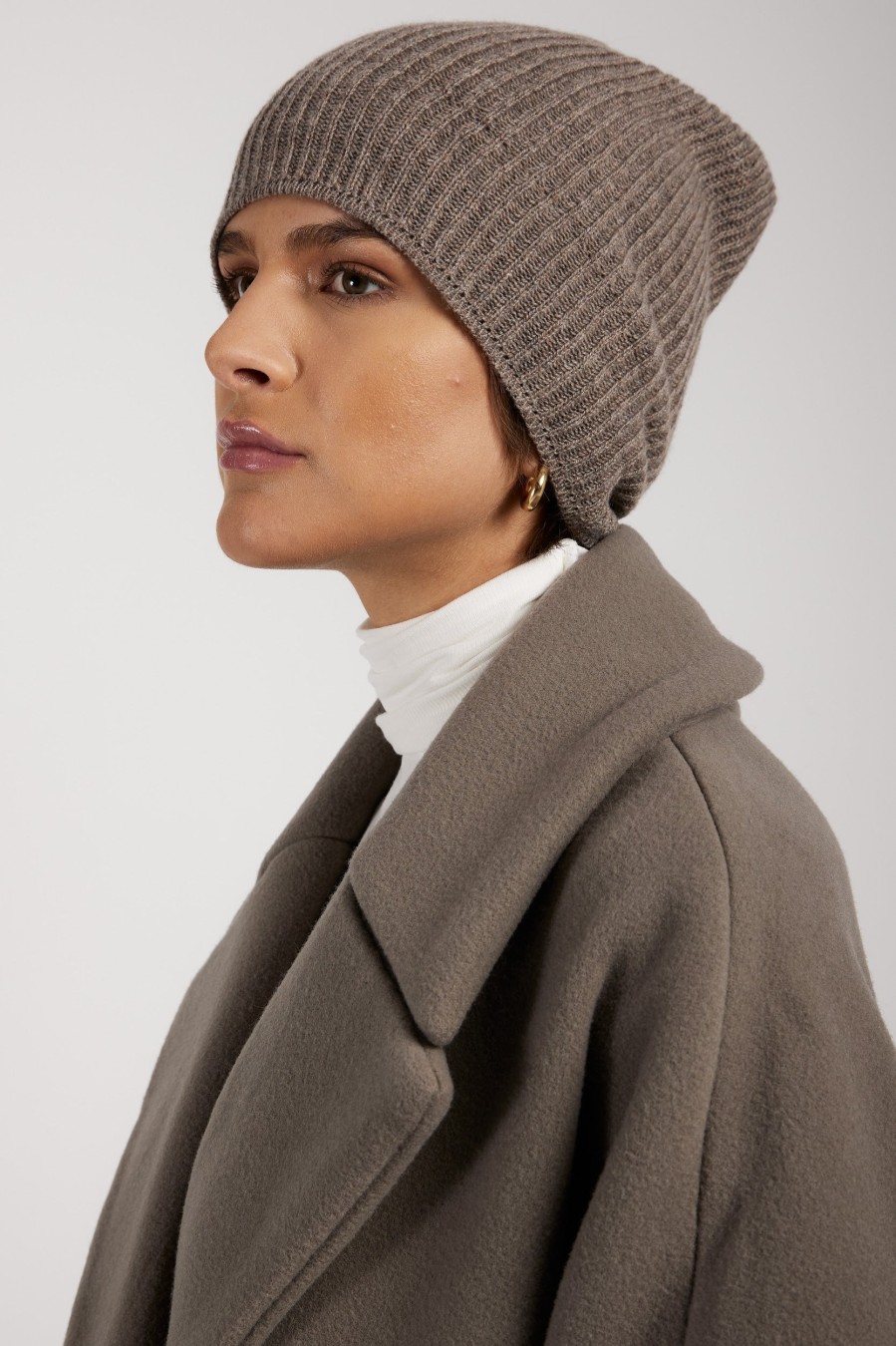 PRIVATE 0204 Cashmere Tuque In Drift | Hats