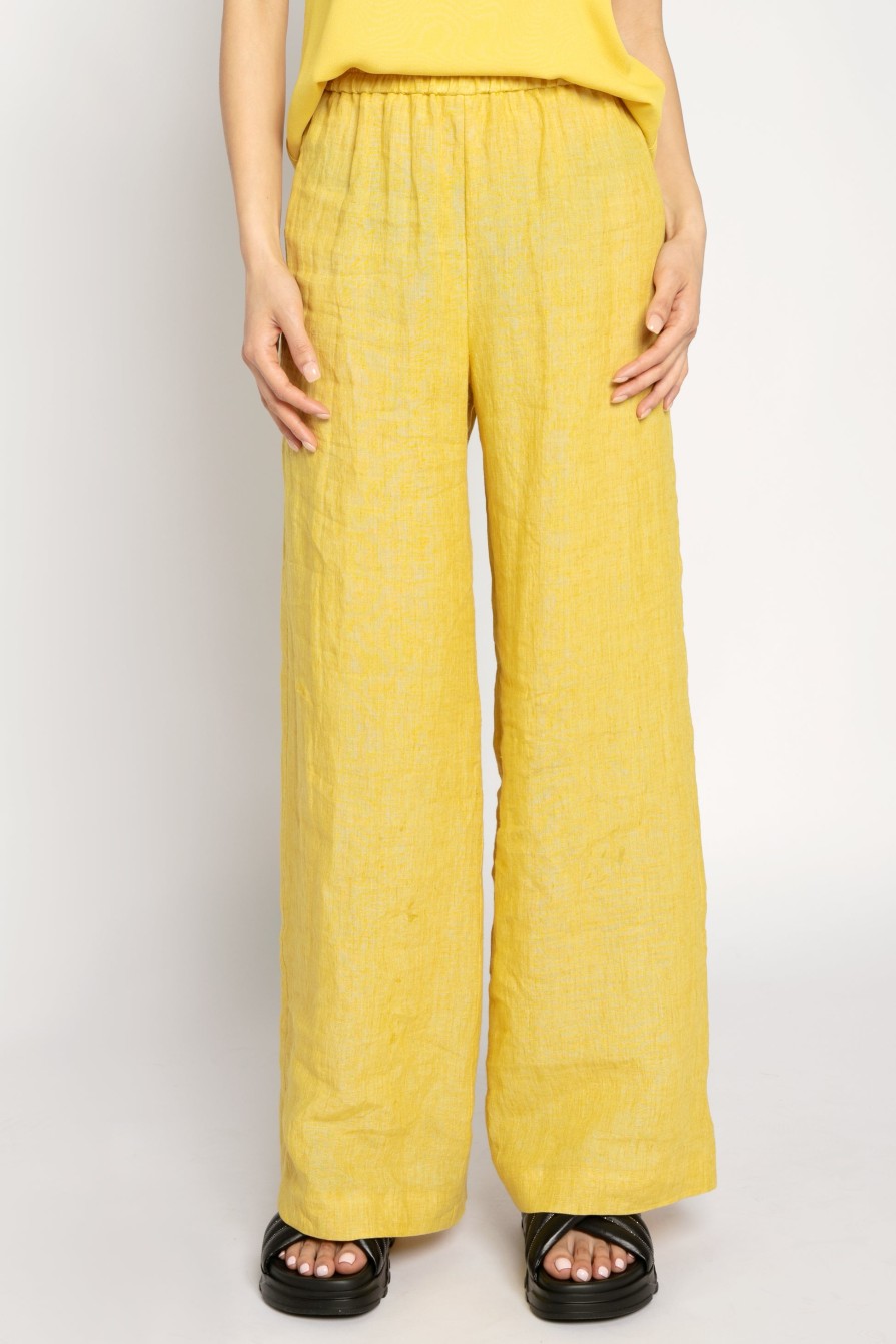 FABIANA FILIPPI Linen Pants In Fieno | Fabiana Filippi - T. Boutique | Bottoms