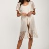 MAX MARA LEISURE Iacopo Knit Cover-Up In Platinum | Loungewear