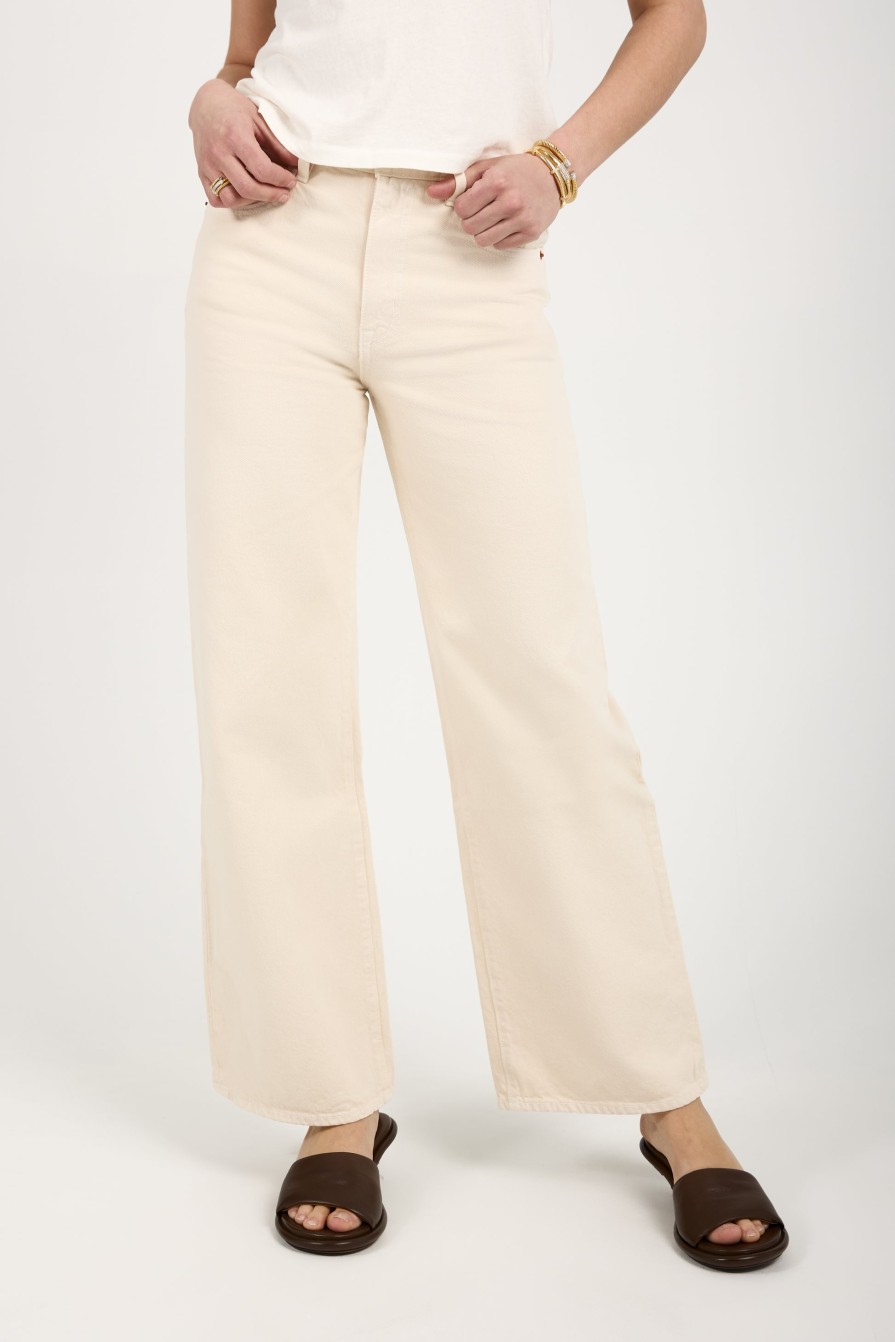 SLVRLAKE High-Waisted Wide Leg Jean | Pacific Wash | T. Boutique | Bottoms