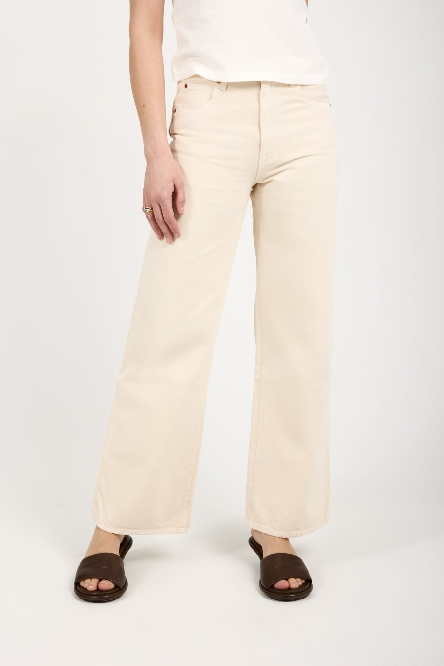 SLVRLAKE High-Waisted Wide Leg Jean | Pacific Wash | T. Boutique | Bottoms