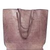 GIORGIO BRATO Leather Tote Bag In Blush | Bags