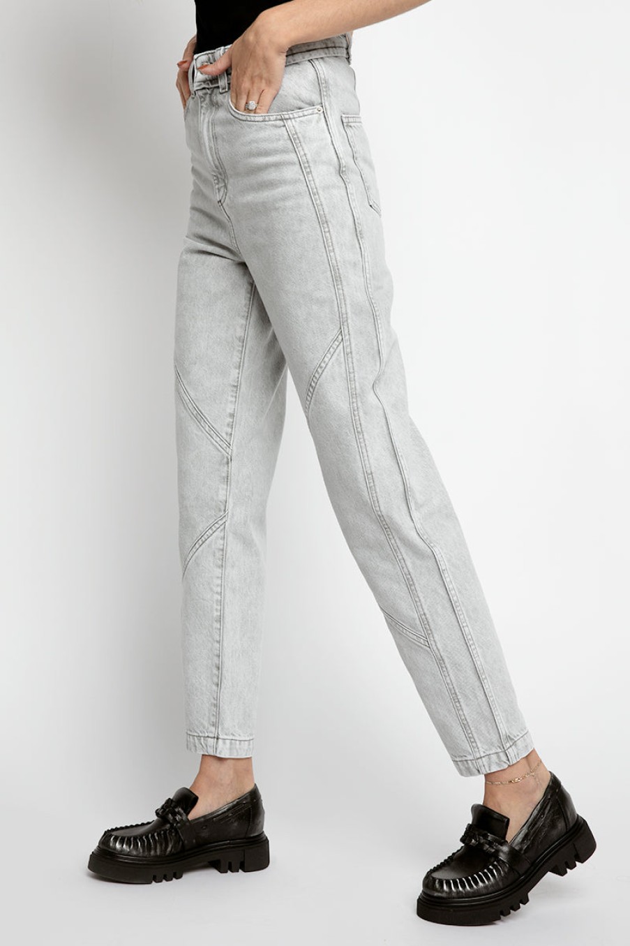 IRO Rousselin Jean In Light Grey | Iro - T. Boutique | Bottoms