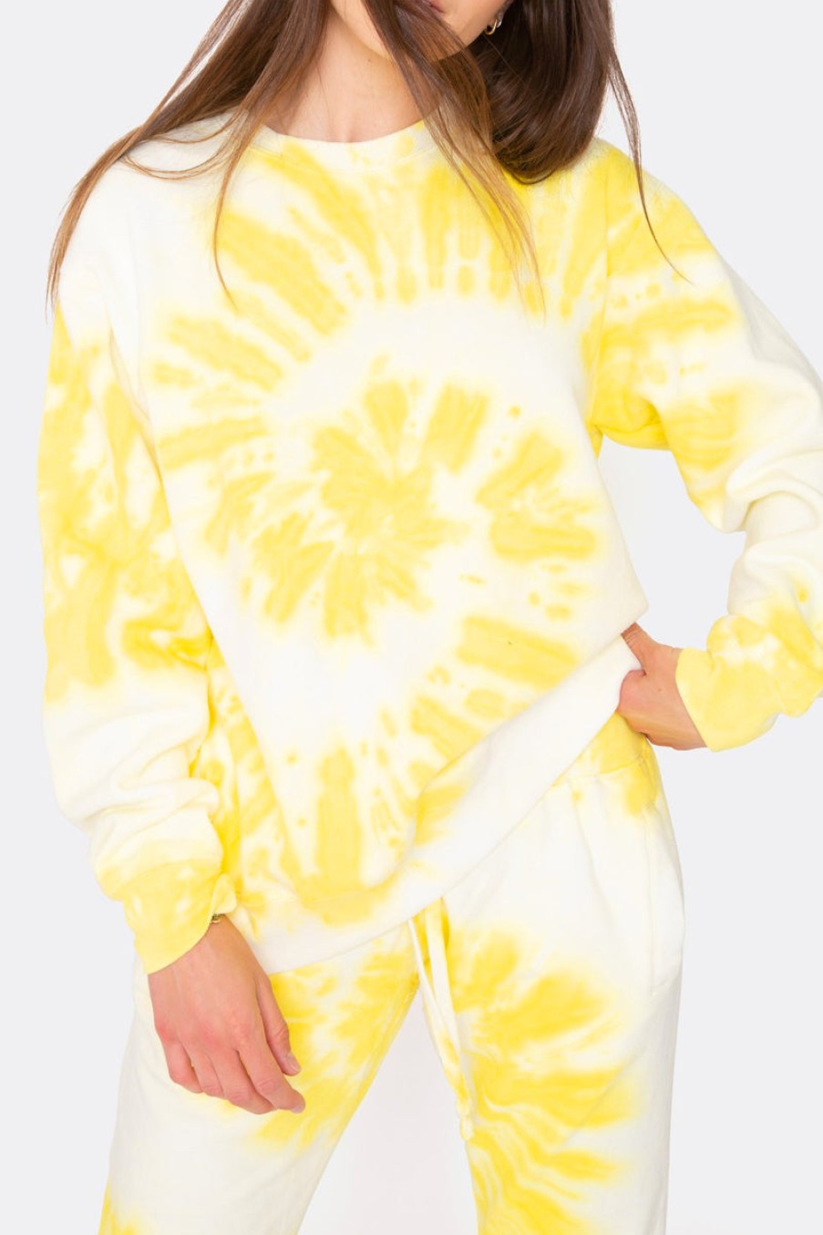 LA DETRESSE The Empress Electric Pullover In Yellow | La Detresse - T. Boutique | Loungewear