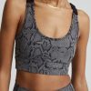 VARLEY Browse Let'S Go Edris Bra In Olive Snake | Varley - T. Boutique | Loungewear