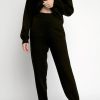 MAX MARA LEISURE Shock Cashmere Trouser In Black | Max Mara Leisure - T. Boutique | Bottoms