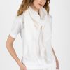 PRIVATE 0204 Net Cashmere Scarf In White | Scarves