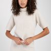 FABIANA FILIPPI Platinum And Mohair Sweater In Dune | Knitwear