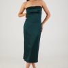 SABLYN Severine Strapless Dress In Deep Forest | Dresses & Skirts