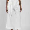 ANDREA YA'AQOV Cropped Pant In White | Bottoms