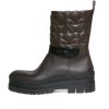 HENRY BEGUELIN Vegetal Wash Leather Boot With Omino Trapuntato In Moro | Boots