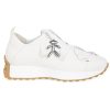 HENRY BEGUELIN Old Iron Leather Sneaker In Bianco | Flats