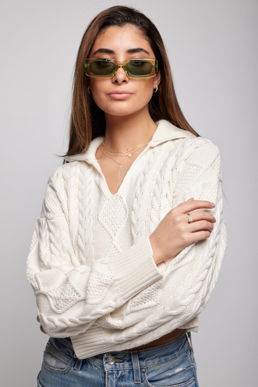 SABLYN Anaya Sweater In Gardenia | Knitwear