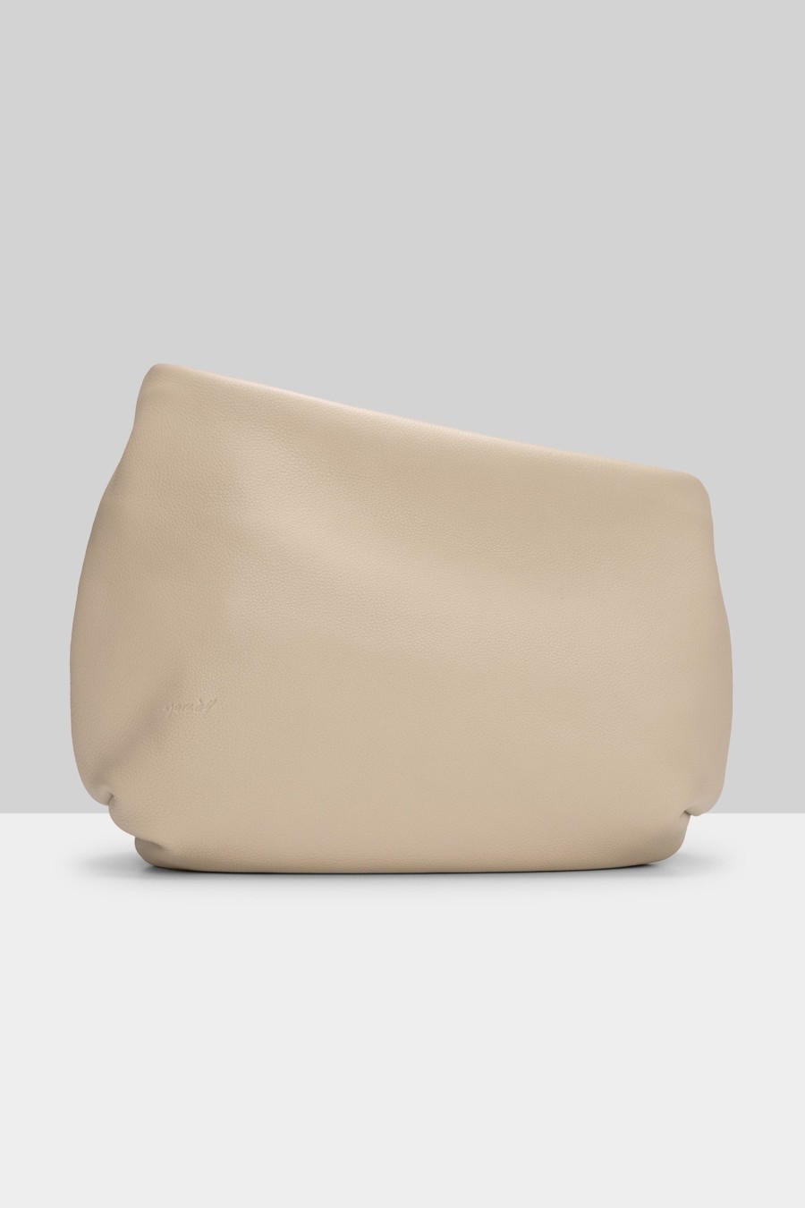 MARSÈLL Fantasma Grained Leather Bag In Biscuit | Bags