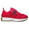 HENRY BEGUELIN Old Iron Leather Sneaker In Fuxia | Flats