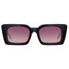 LINDA FARROW Nieve Sunglasses In Black | Eyewear