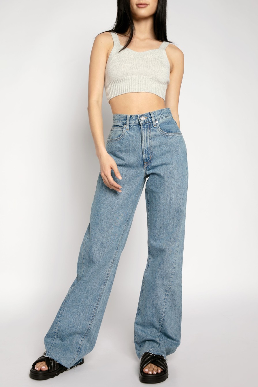 SLVRLAKE Grace Twisted Seam Jean In Fool For Love | Bottoms