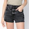 SLVRLAKE Buy Farrah Short In Black Coal | Slvrlake - T. Boutique | Bottoms