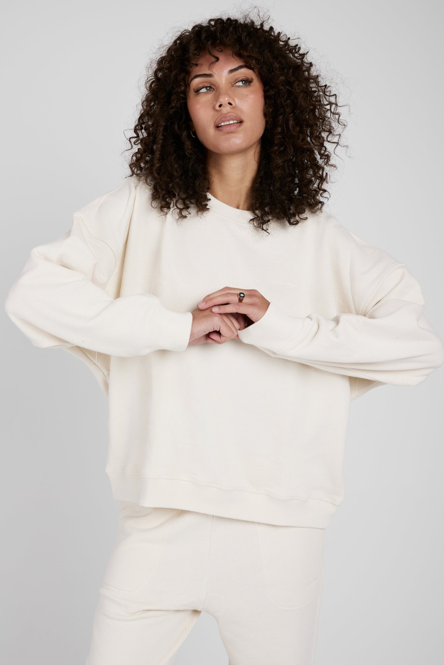 SABLYN Shop Romy Classic Sweatshirt In Gardenia | Sablyn - T. Boutique | Loungewear