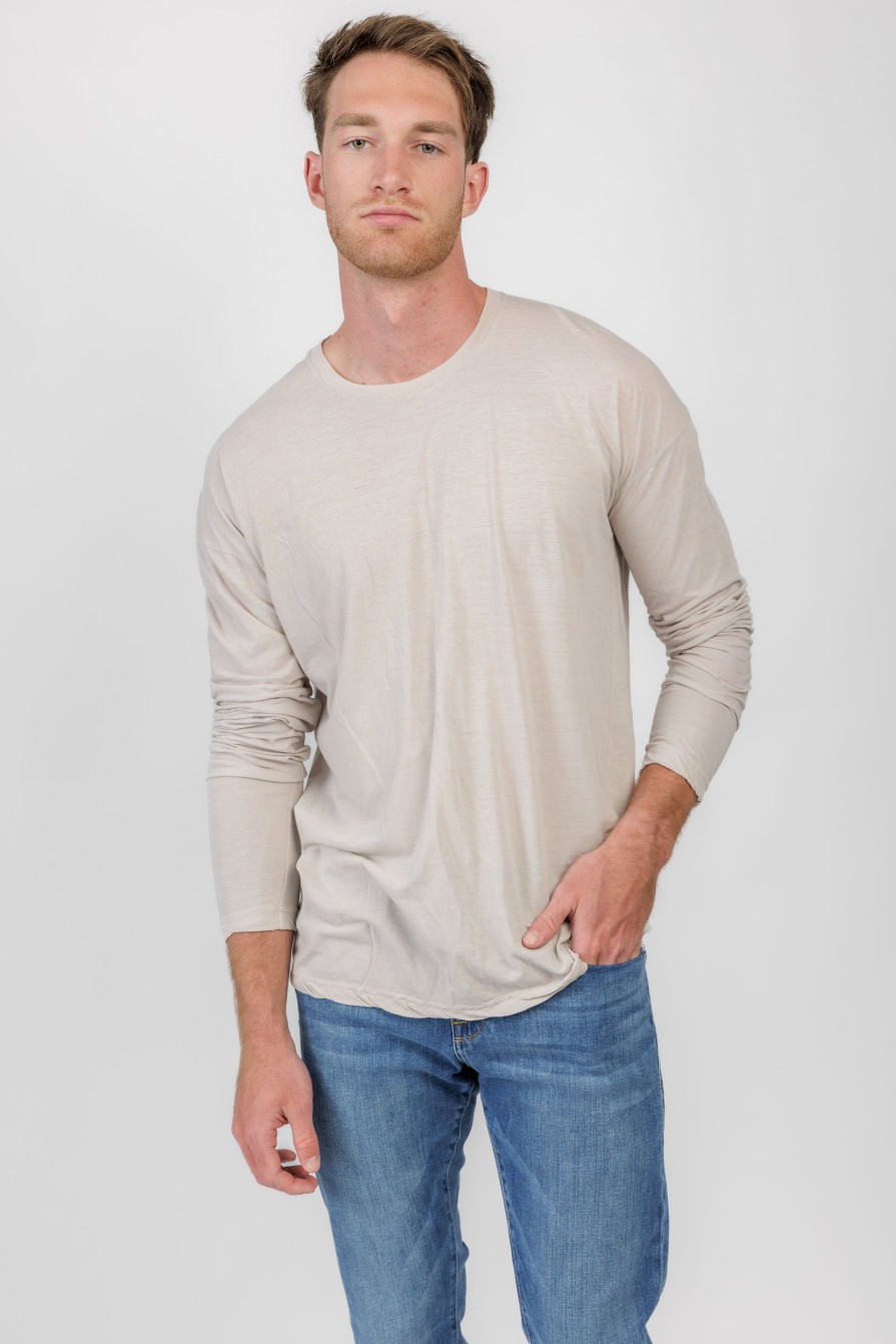 PRIVATE 0204 Long Sleeve Tee In Kite | Private 0204 - T. Boutique | Tops