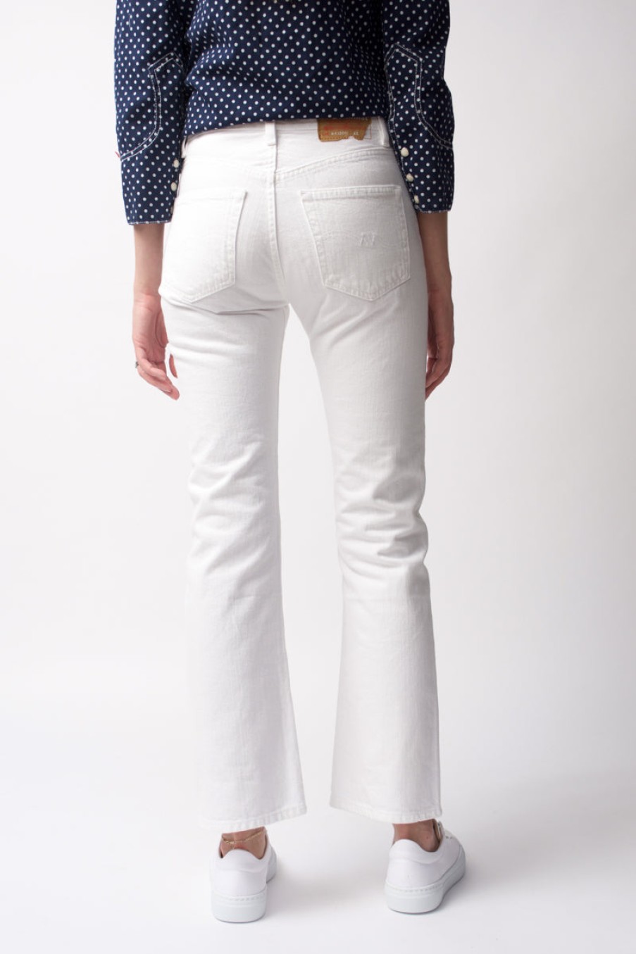 DENIMIST Joni Mid-Rise Jeans In White | Denimist - T. Boutique | Bottoms