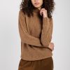 GENTRYPORTOFINO Wool Knit Sweater In Cammello | Knitwear