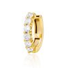 VELINA Diamond Ear Cuff In 18K Yellow Gold | Jewelry