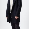 AVANT TOI Wool Coat In Navy Blue | Avant Toi - T. Boutique | Tops