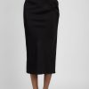 N°21 Tubular Viscose Skirt In Black | Bottoms