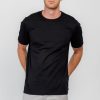 COTTON CITIZEN Classic Crewneck T-Shirt In Jet Black | Tops