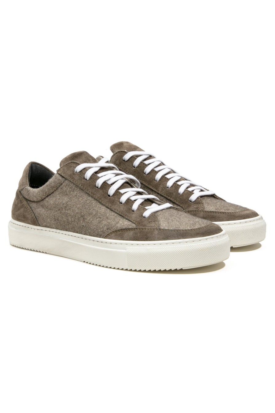 AVANT TOI Cashmere Wool Net Fabric Sneaker In 4 Seasons | Sneakers