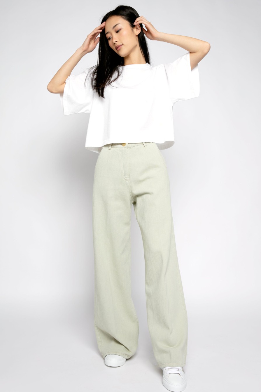 FORTE FORTE Explore Trouser Pant In Agave | Forte Forte - T. Boutique | Bottoms