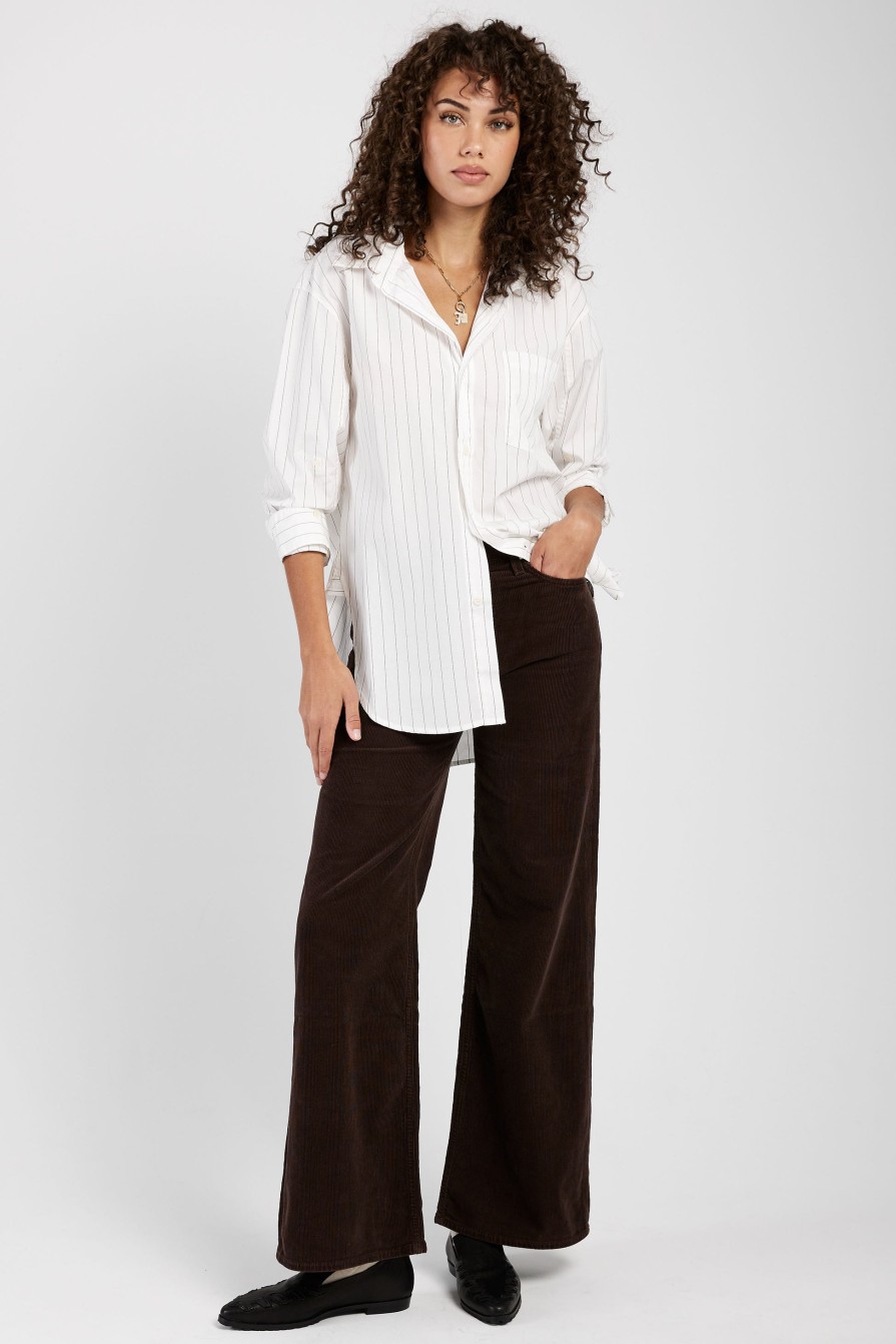 CITIZENS OF HUMANITY Corduroy Paloma Baggy Pant In Dark Brown | Bottoms