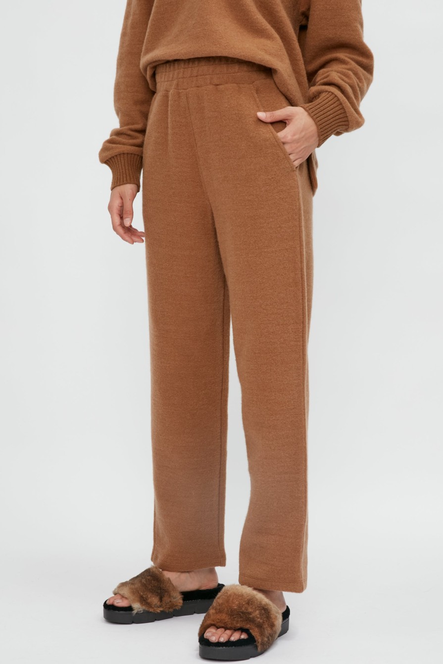 MAX MARA LEISURE Beira Jersey Trouser Pant In Camel | Bottoms